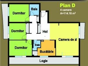 Apartament 2 camere in bloc nou cartier Hipodrom Sibiu